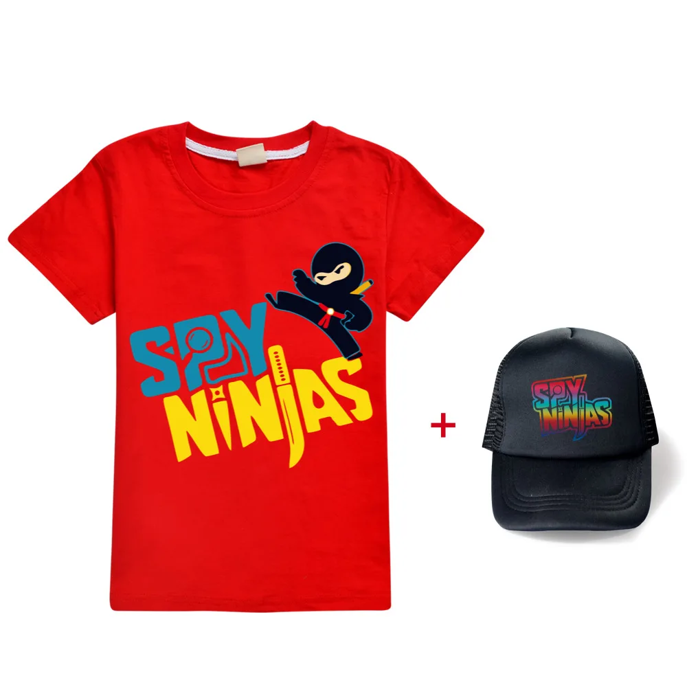 SPY NINJAS Toddler Girl Summer Clothes 2021 Cotton Graphic T Shirts 3D T Shirt Boys Short Sleeve Tshirt Yongth Clothing
