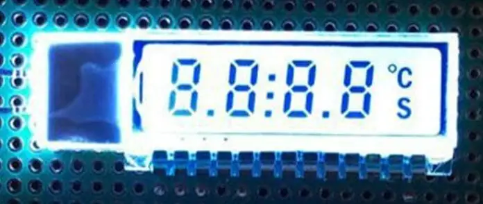 White Backlight 13PIN TN положительный 4-знака после запятой сегмент ЖК-дисплей Панель HT1621 Драйвер IC Подсветка 2,5 V(без HT1621 - Цвет: White Backlight