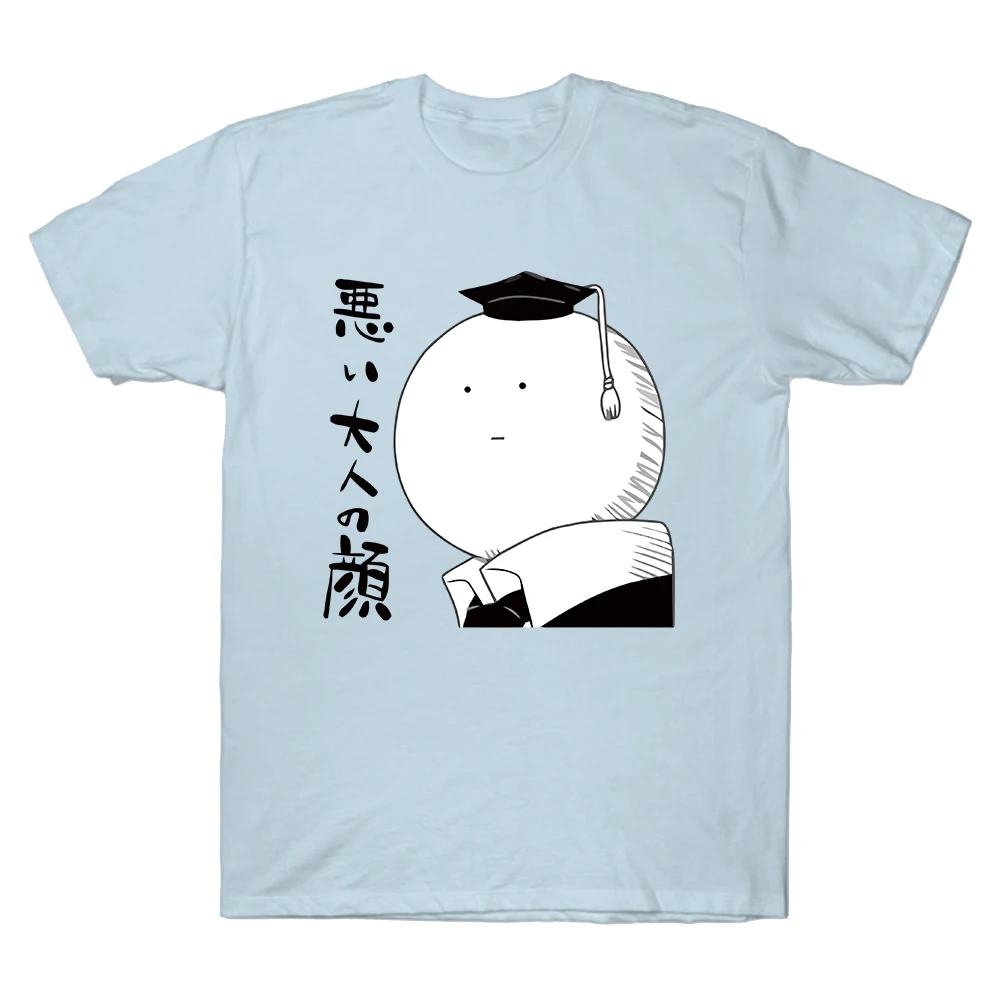 Футболка с круглым вырезом и принтом героев аниме топы в стиле Харадзюку С мангой