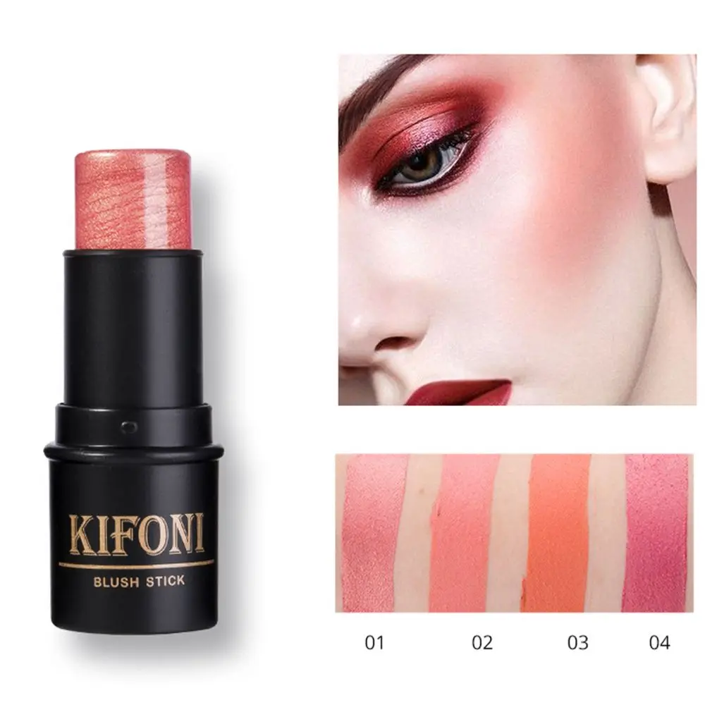 4 цвета Запеченные Румяна Косметические румяна Палетка корректоров лица крем для