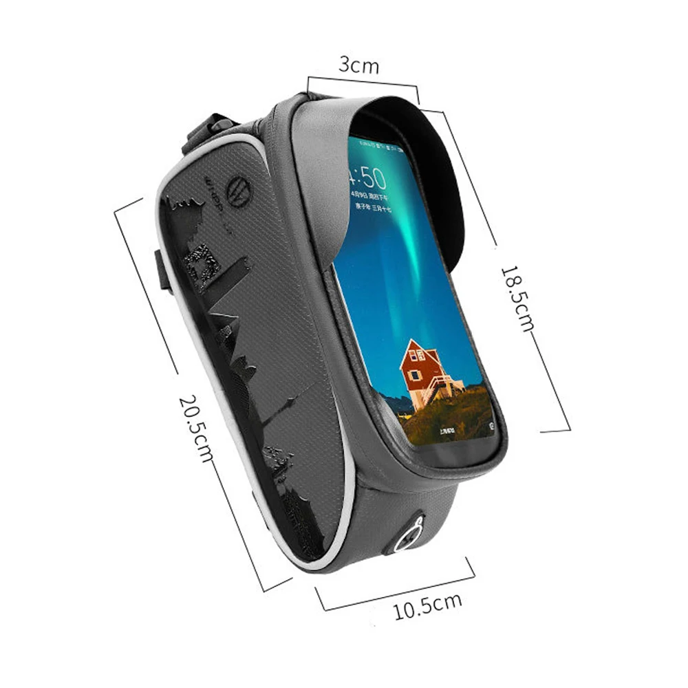 YeSKOO передняя рама велосипеда сумка для 6 дюймов мобильный телефон непромокаемые