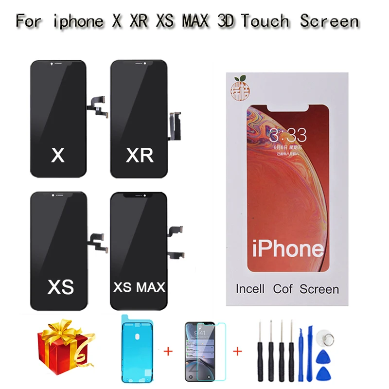 

AAA 100% Test Perfect Pantalla LCD For iphone X XR XS Max LCD Display Touch Screen Digitizer Assembly Replacement No dead pixels