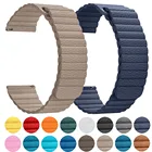 Петля кожаный ремешок для Garmin Venu 2 Sq GarminMove 3 GarminActive Vivoactive 4 браслет на запястье Магнитный 20 мм 22 мм Ремешки для наручных часов