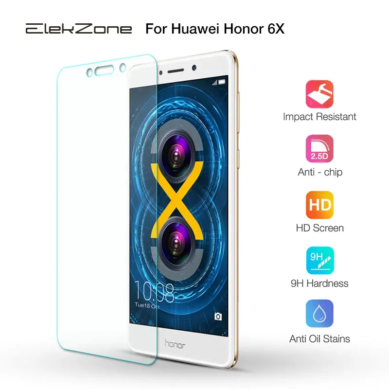 РН 0 3 мм толщина 2.5D Премиум Закаленное стекло пленка для HUAWEI Honor 6X Защита экрана