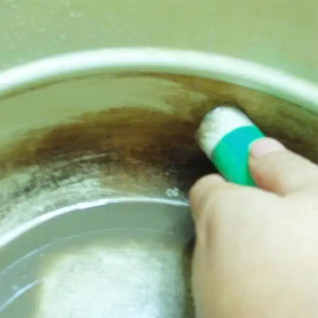 

1PC Stainless Steel Rod Magic Stick Rust Remover Cleaning Wash Brush Wipe Pot Washing Brush Wipe Pot Iron Stove