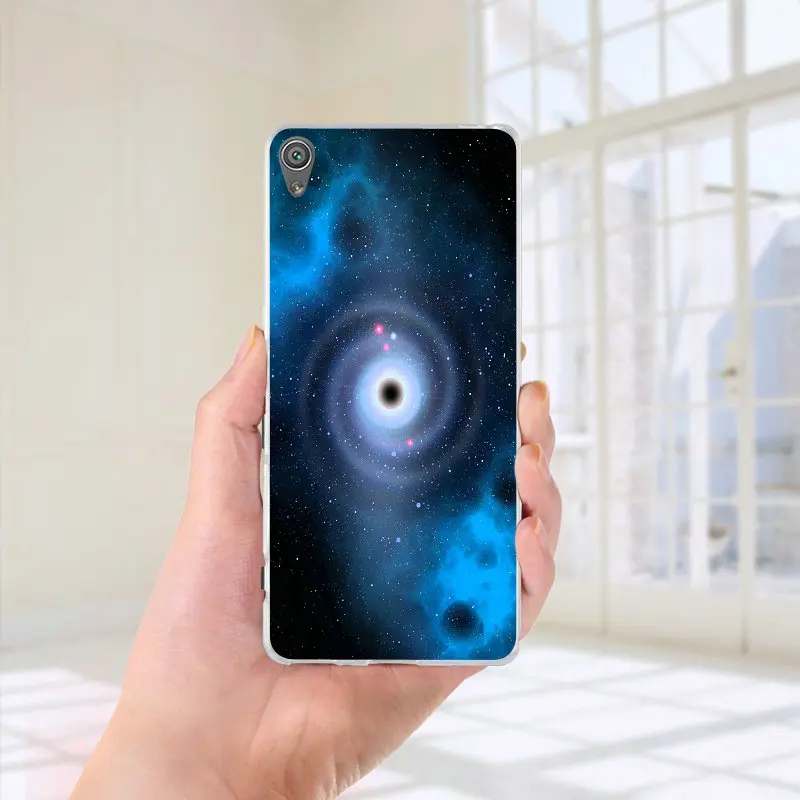 Мягкие чехлы для телефонов Soft Silicone TPU Chess для Sony Xperia M2 M4 M5 XA XZ Z Z1 Z2 Z3 Z4 Z5 Compact E3 E5 T3 Coque Shell Black Hole on.