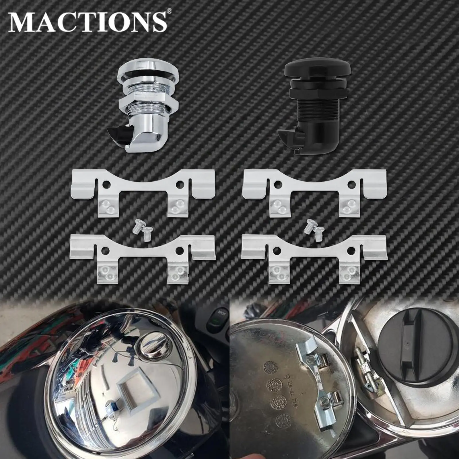 Мотоциклетная нажимная кнопка топливная дверная защелка масляный бак Крышка для