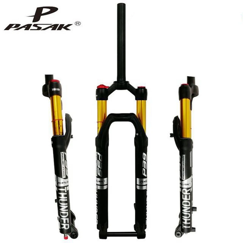 Вилка пневматическая подвеска Pasak для горного велосипеда универсальная 27 5 дюйма