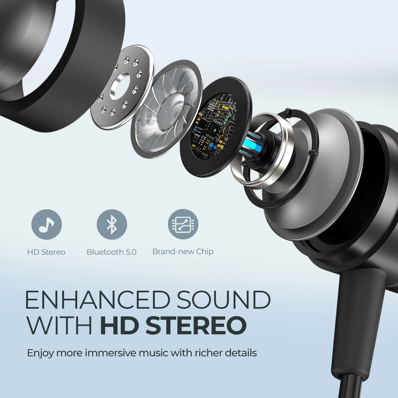 Mpow S10 Pro Bluetooth Sports Earphones IPX7 Waterproof Wireless Earbuds with CVC8.0 Noise Cancelling Microphone & 14H Playtime |