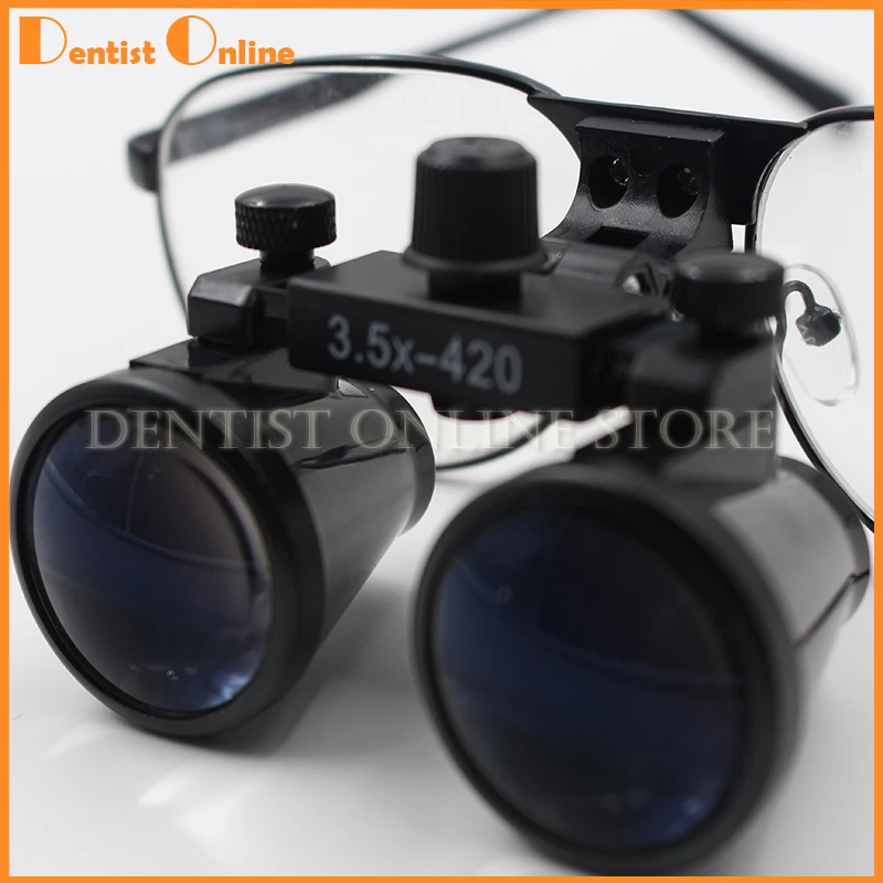 

2.5X 3.5X420mm Dental Loupe Medical Surgical Loupes Binocular Galileo Magnifying Glasses Optical Magnifier Glasses