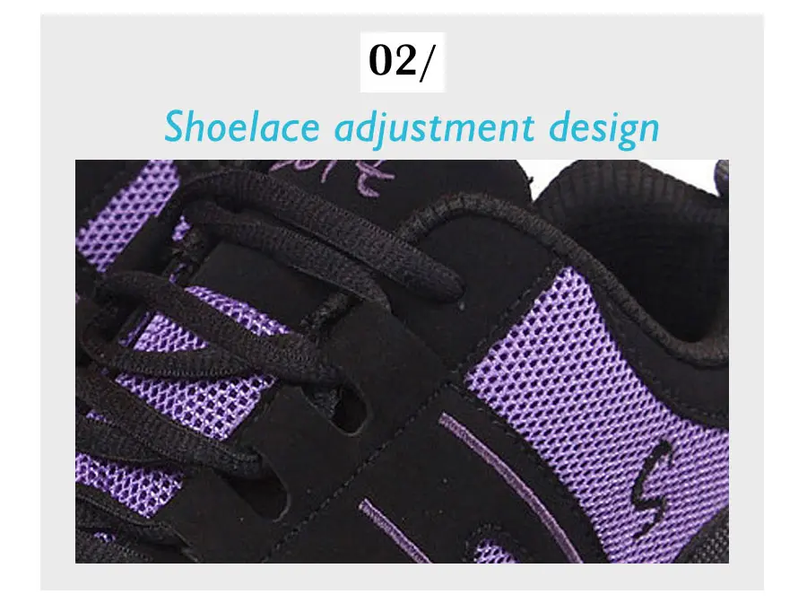 Women's Soft Bottom Jazz Hip Hop Dance Sneakers Lightweight Breathable Woman Dancing Shoes Ladies Modern Sports Dance Shoes