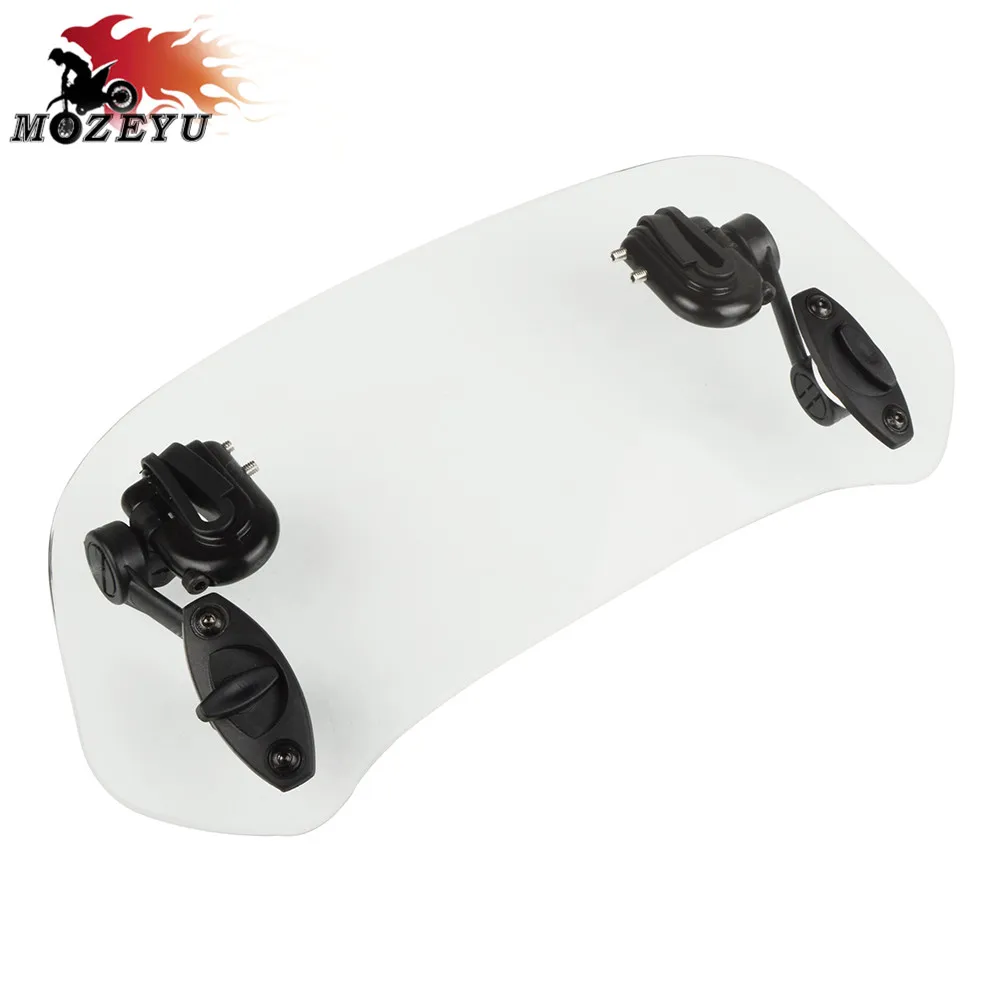 Мотоцикл Регулируемый зажим на лобовое стекло расширение спойлер лезвие Ветер