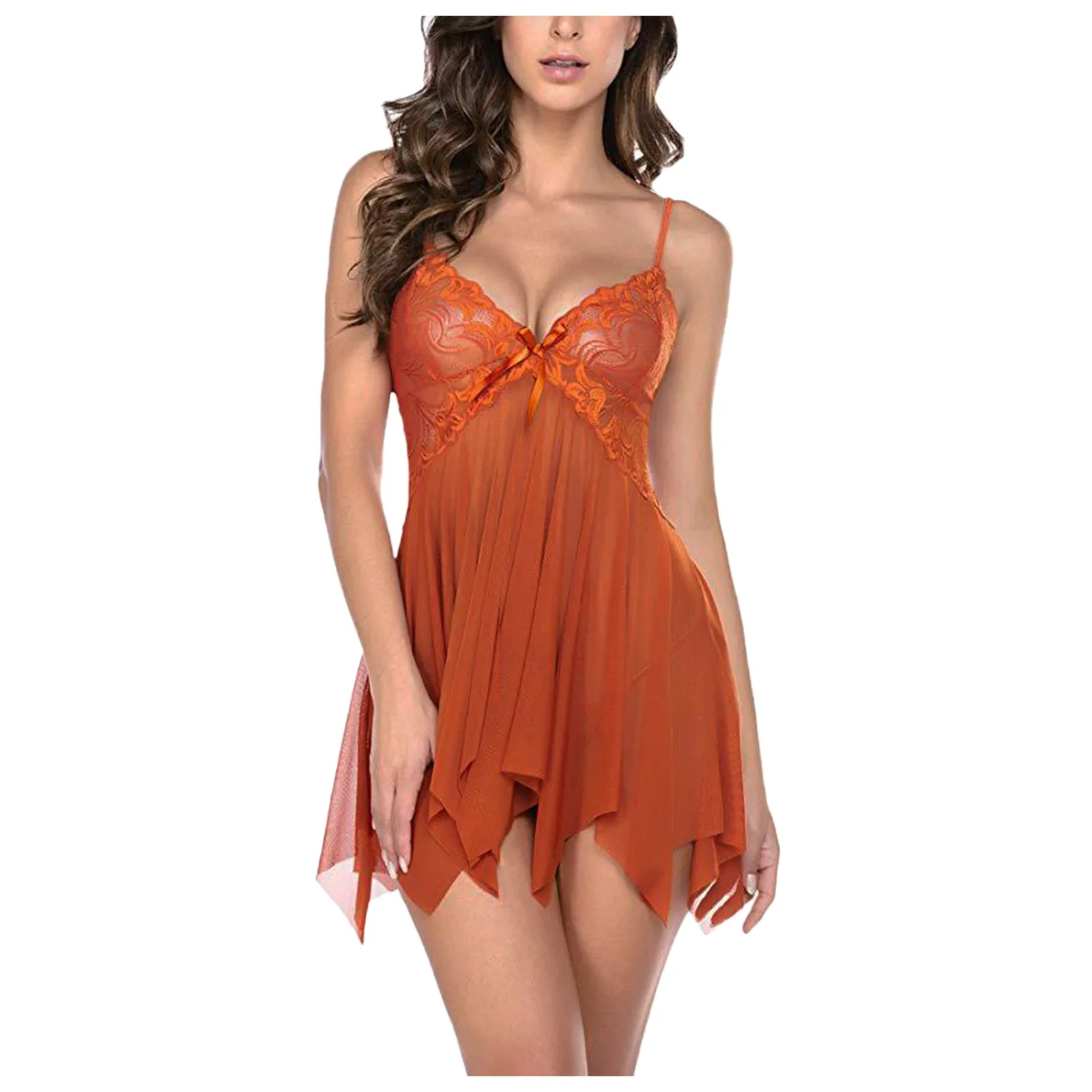 

Женские Кружевные ночные рубашки, сексуальная одежда для сна без спинки, женское Прозрачное нижнее белье, платье, Ночная одежда