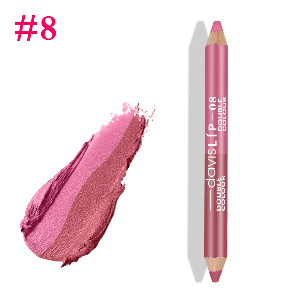 lips pencil8 1 шт., водостойкая губная глазурь с градиентом, Увлажняющий блеск для губ, жидкая губная помада с антипригарным покрытием, 6 цветов, стойкая косметика - Цвет: lips pencil8