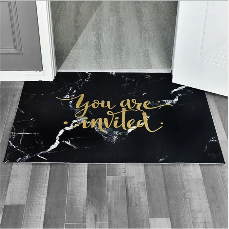 Коврик для дома в скандинавском стиле коврик двери ультра тонкий впитывающий