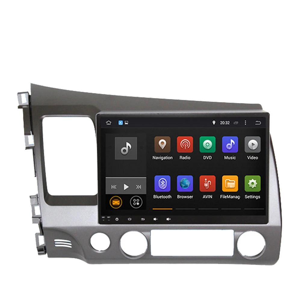 

Android 10,0 Octa Core Авто Радио стерео для HONDA CIVIC 2006-2011 левый вождение автомобиля GPS навигация Мультимедиа DVD плеер