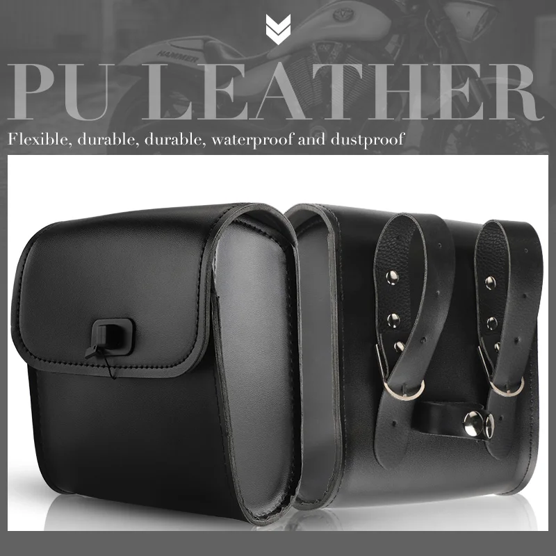 Мотоциклетная мини-сумка из искусственной кожи на руль боковая сумка для