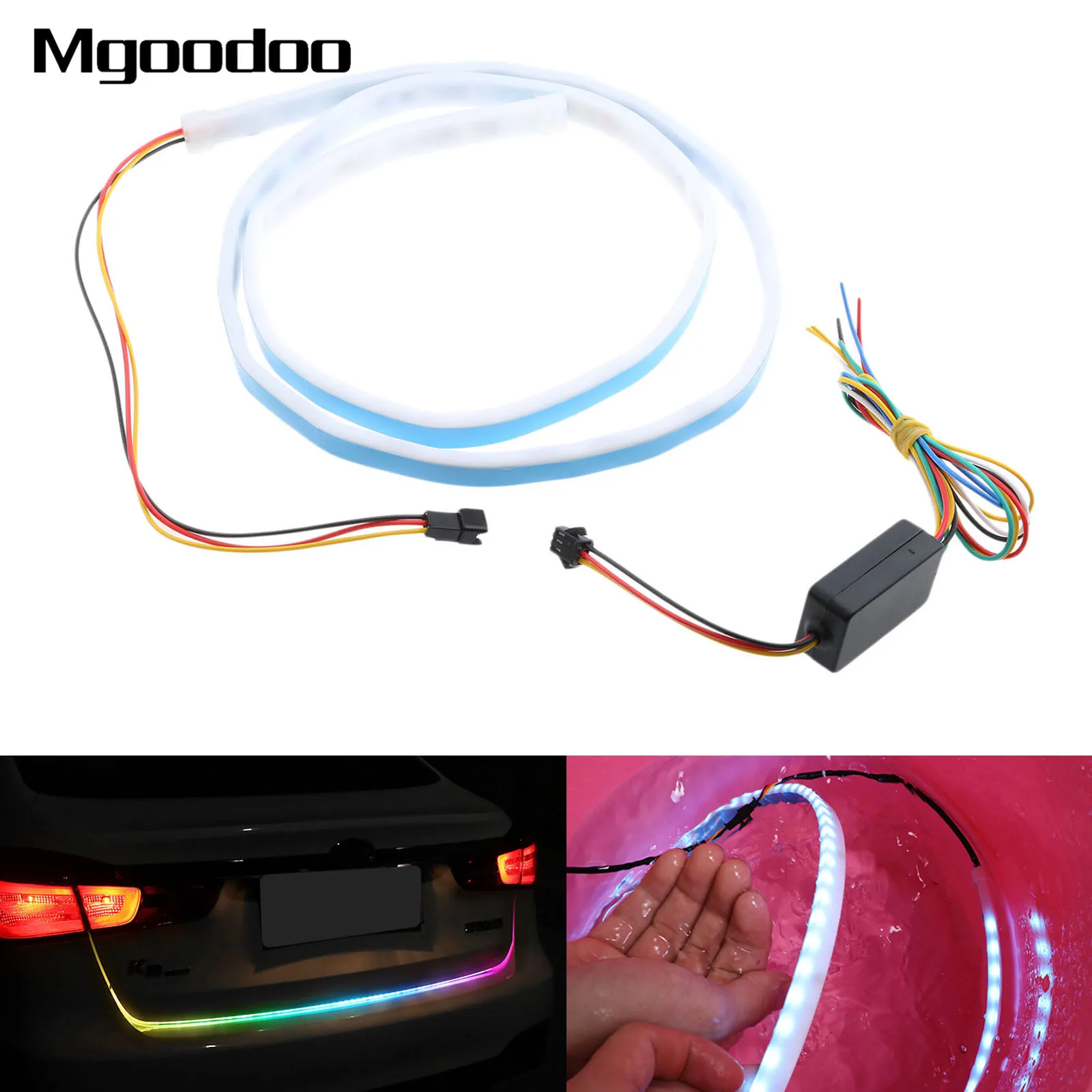 Автомобильная RGB Светодиодная лента стоп лампа декоративный светильник ing