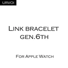 Ремешок URVOI для apple watch, звеньевой браслет серии 7, 6, SE, 5, 4, 3, 2, ремешок для iWatch, высококачественная нержавеющая сталь, регулируемый 6-го поколения