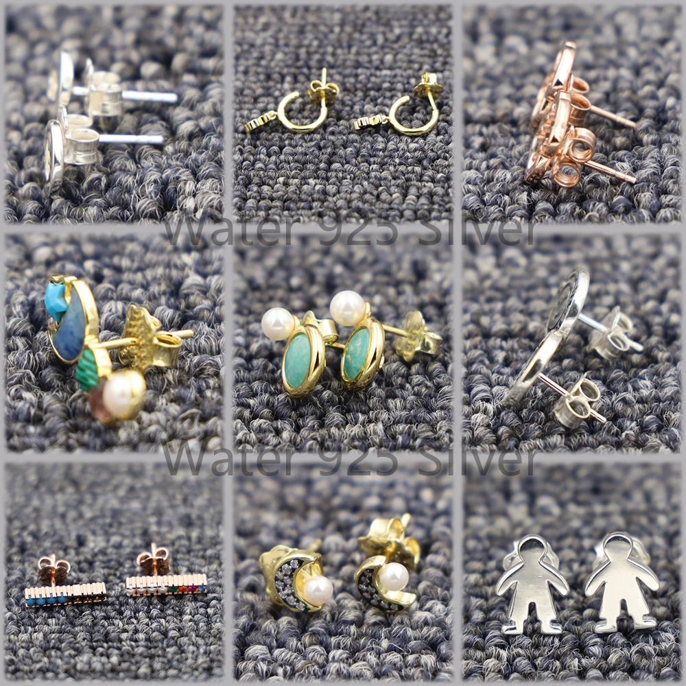 

2021 новые серебряные ювелирные изделия 925, серьги plata de ley 925 mujer Love, изящные украшения