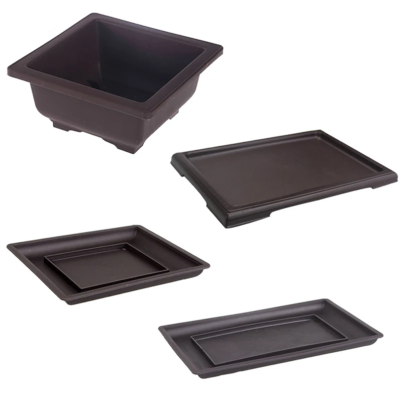 Цветочный горшок имитация пластика квадратный балкон пластиковые горшки чаша