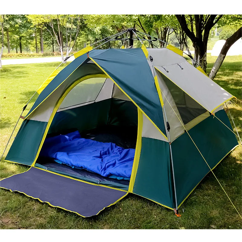 Палатка туристическая на 3 4 человек водонепроницаемая Солнцезащитная УФ палатка