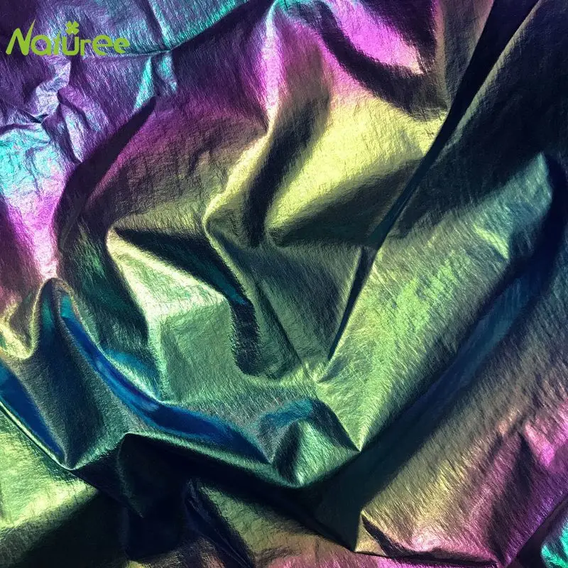 Блестящая яркая бронзовая ткань из спандекса 145 см материал для шитья