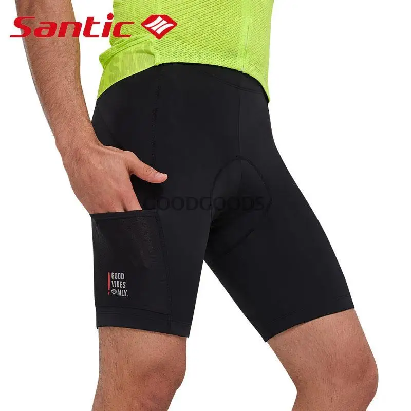 

Велосипедные шорты Santic мужские, дышащие, светоотражающие