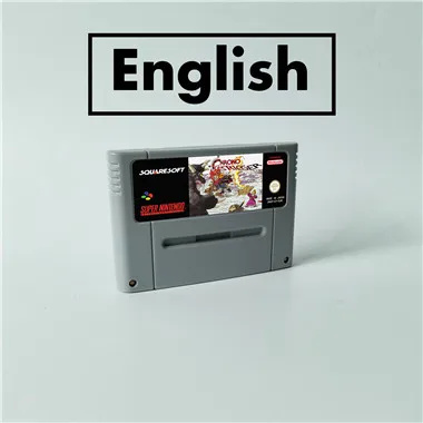 

Chrono Trigger - RPG Game Card EUR Version English or French or German or Spanish Language Battery Save