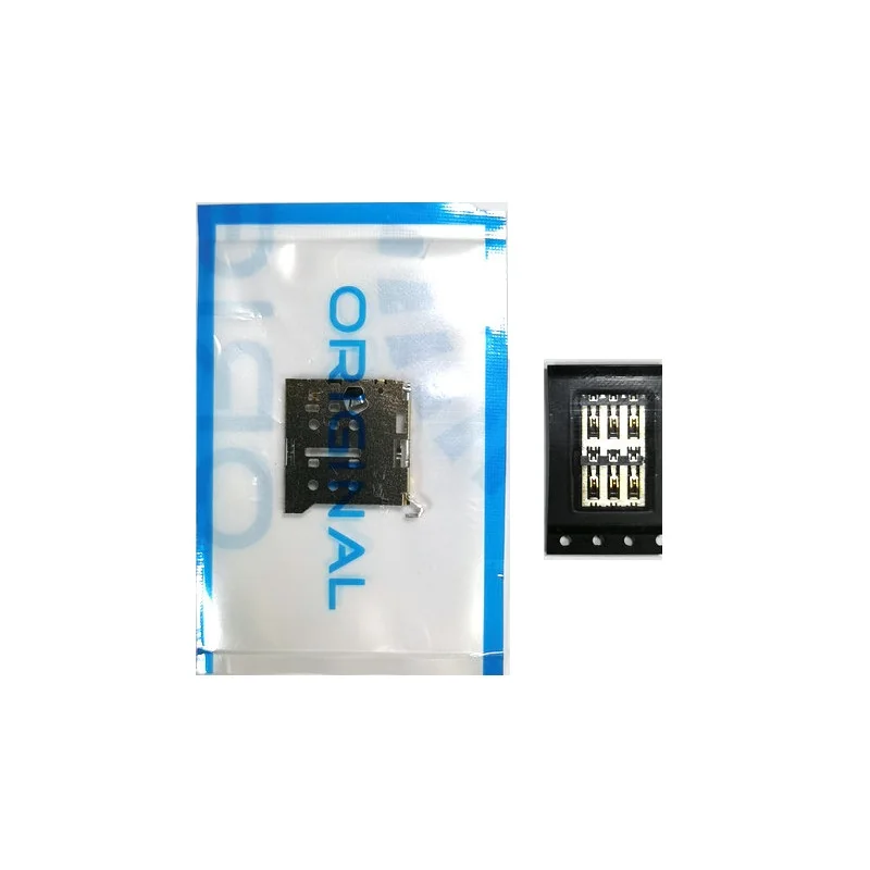 

New Sim Card Socket Slot connector Iron cover & Sim Card Reader Contact Replacement For Xiaomi Mi4 Phone