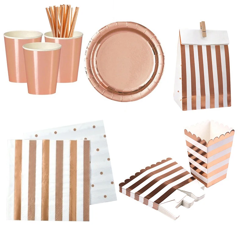 Chicinlife Rosegold украшение для дня рождения воздушные шары с цифрами соломенные