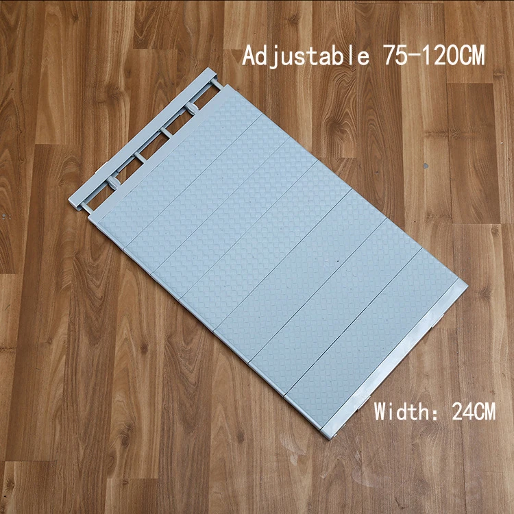 24X120 BU 1 шт., органайзер для шкафа, полка, мебель для спальни, настенный держатель для шкафа, кухонный шкаф, полка для хранения, экономит место, полка для шкафа - Цвет: 24X120 BU