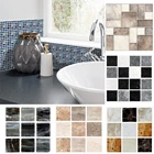 Наклейка для ванной комнаты, напольная плитка, мозаичная Настенная Наклейка s 10*10 см, Настенный декор, печатная Водонепроницаемая плитка для декора комнаты, наклейка для ванной комнаты s