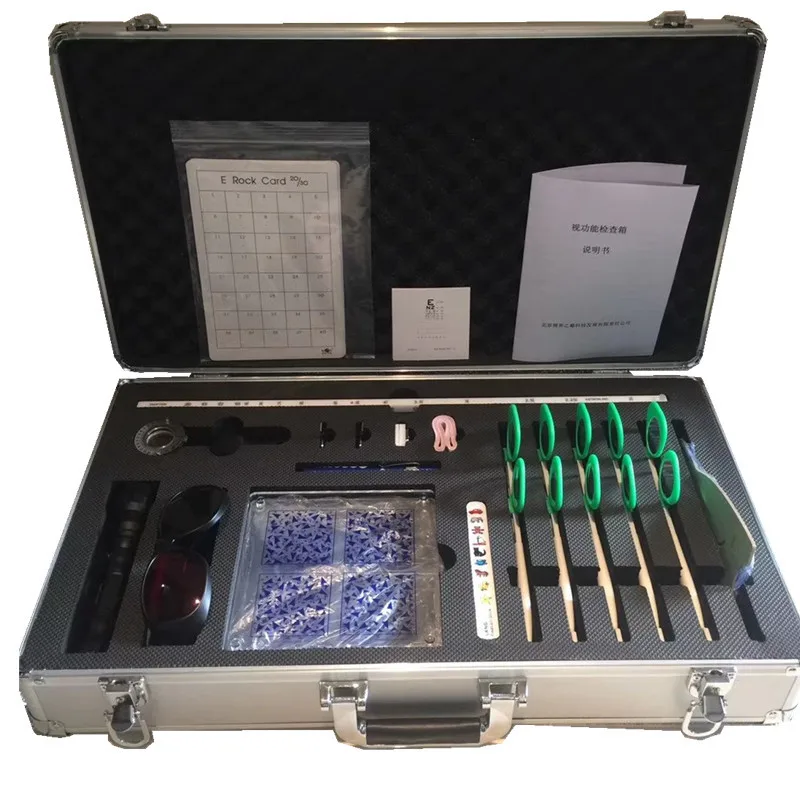 1 Набор Таблица для проверки зрения тест комплект офтальмологический инструмент