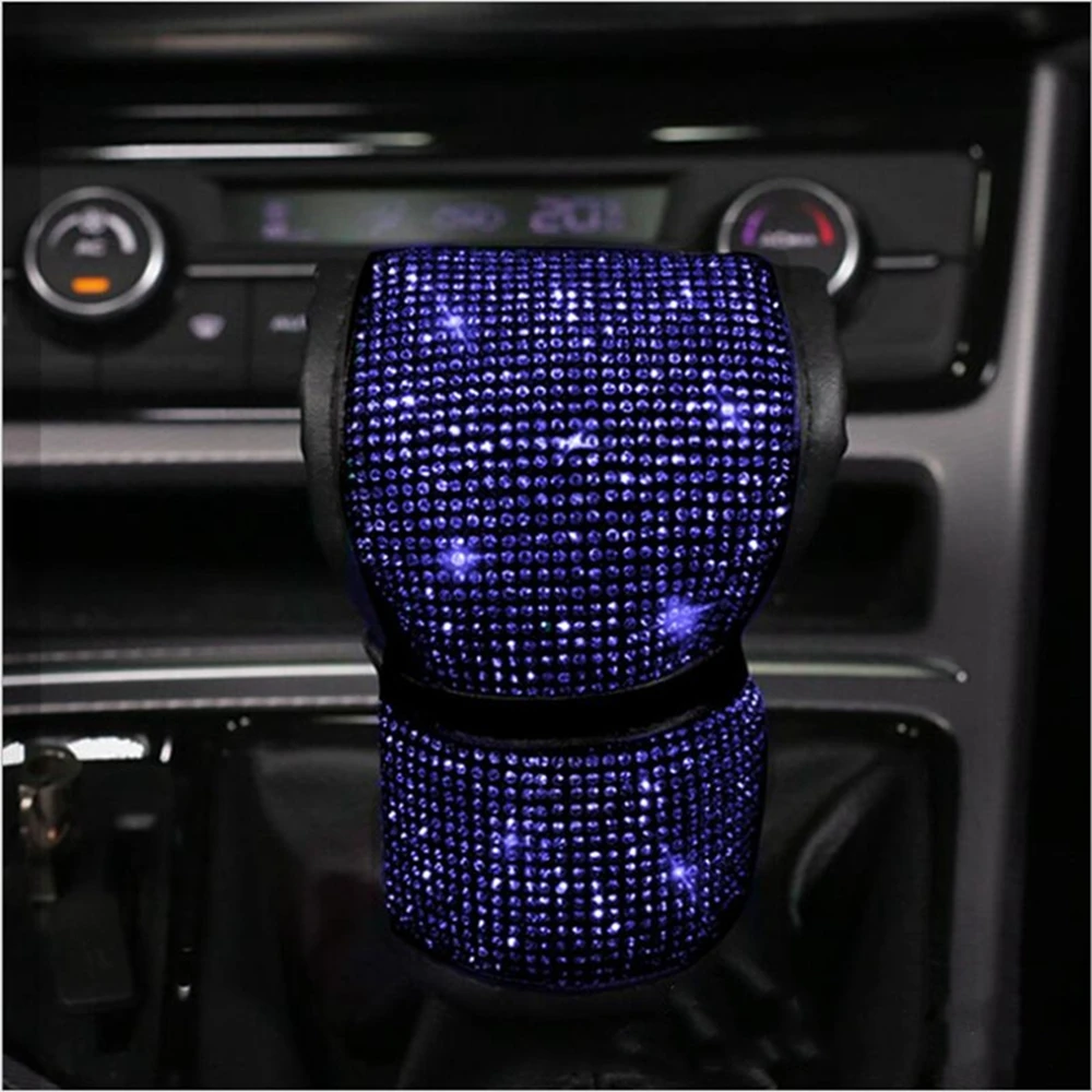 

Car Interior Accessories Steering Wheel Cover Luxury Bling Bling Rhinestone Diamond Shifter/Handbrake/Shoulder Protector
