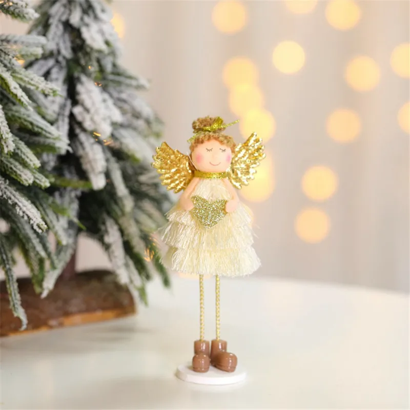 

Christmas Doll Ornaments Cute Angel Doll Desktop Decoration Navidad 2022 Happy New Year Decoration Christmas Ornaments Natal