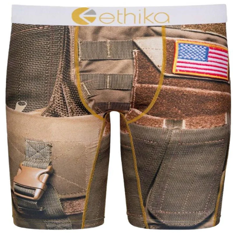 

Новинка 2021, модное нижнее белье Ethika, модные хлопковые мягкие полиэфирные брюки Jeep, трусы-боксеры с принтом Ethika