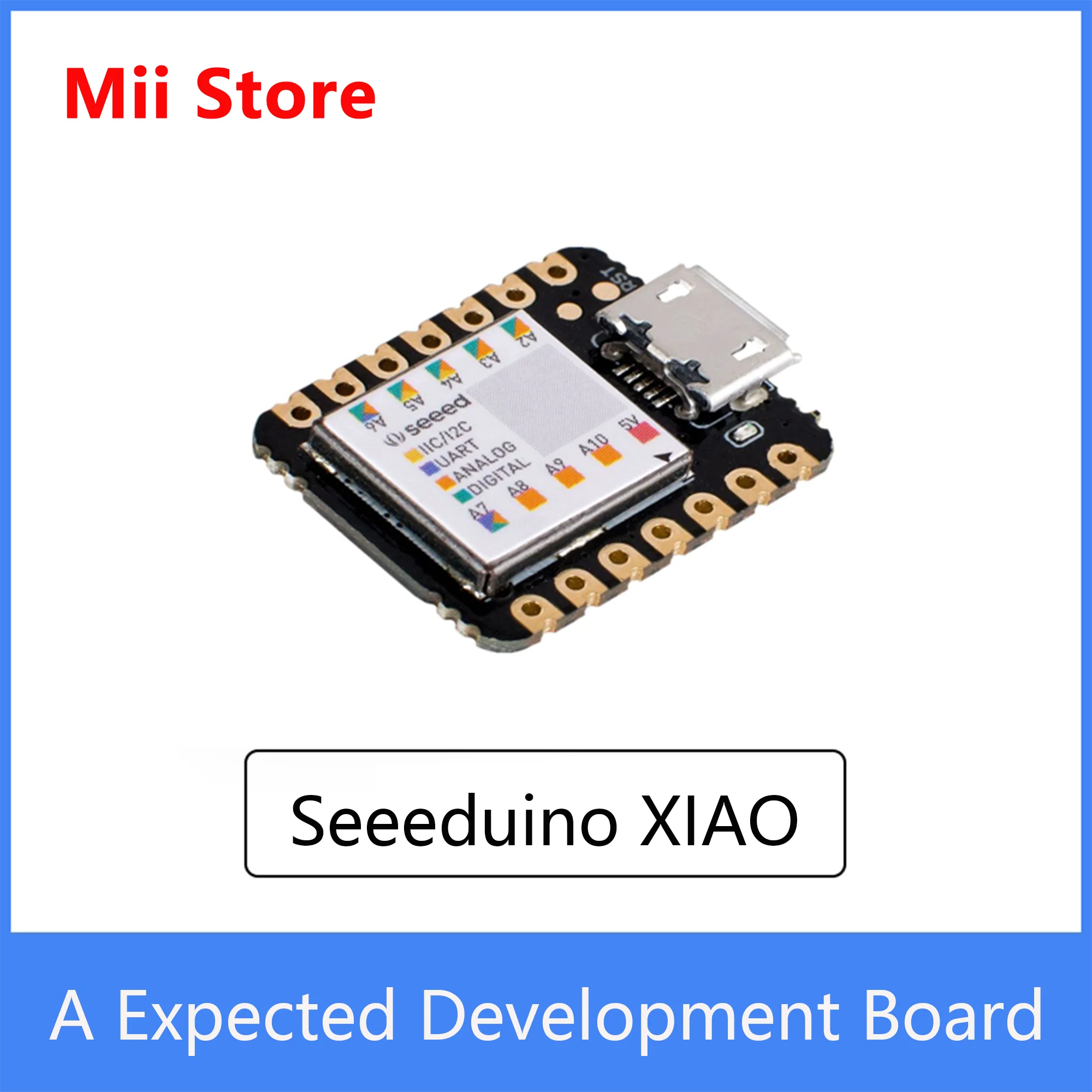 Микроконтроллер Seeeduino XIAO SAMD21 Cortex M0 + Nano 48 МГц Интерфейс SPI I2C для Arduino IDE/IOT инструмент для разработки системы Type-c