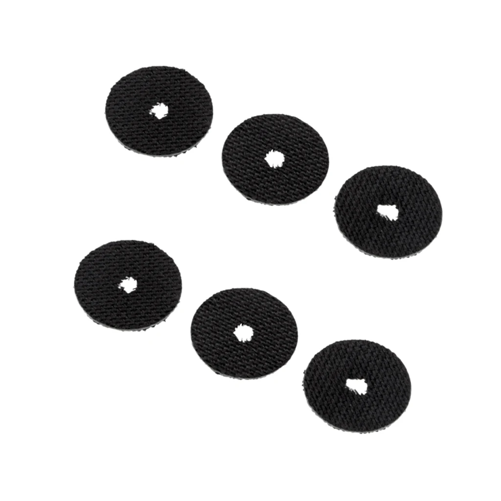 В партии 6 шт. гладкие шайбы из углеродного волокна Спиннинг Мультипликаторной