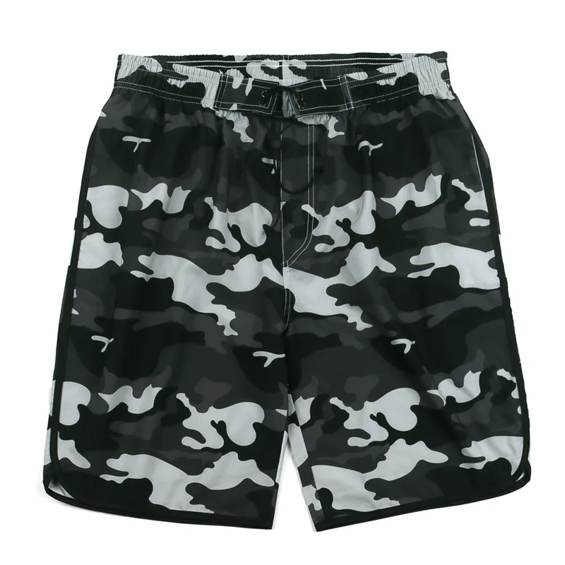

summer beach pants men's casual shorts 3D creative printing European American four-sided flick five-point pants swimming shots