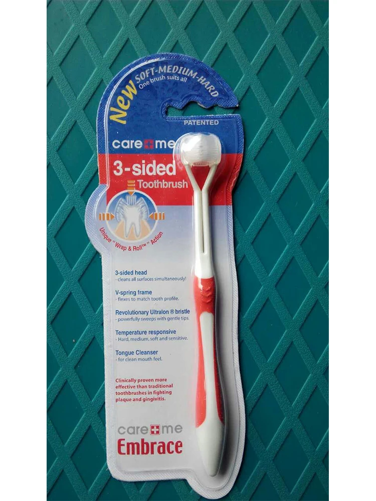 Двухсторонняя зубная щетка 2 шт. ультратонкая Мягкая для взрослых с щетиной | Мать