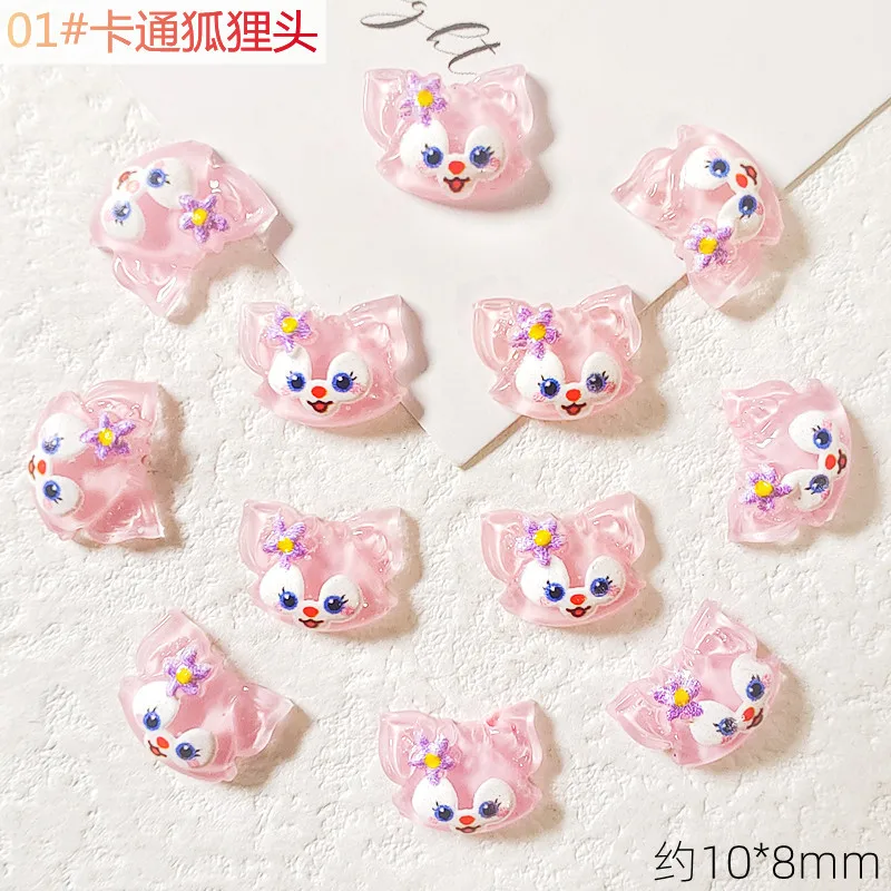 20 шт./лот Kawaii Kulomi аксессуары для дизайна ногтей в японском стиле подвески из смолы