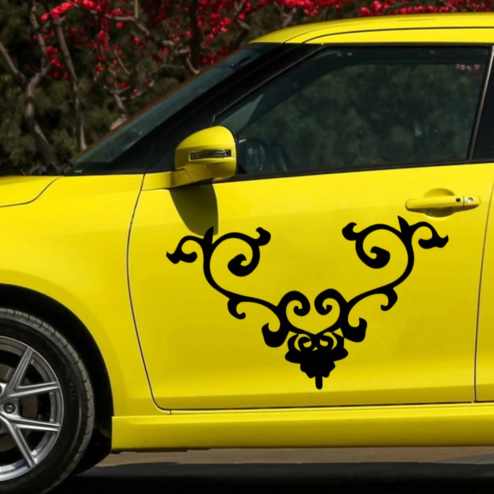 

Vinyl Ornamental Borders Car Stickers Sigh Car Body Window Auto Decoration Car Styling Stickers And Decals