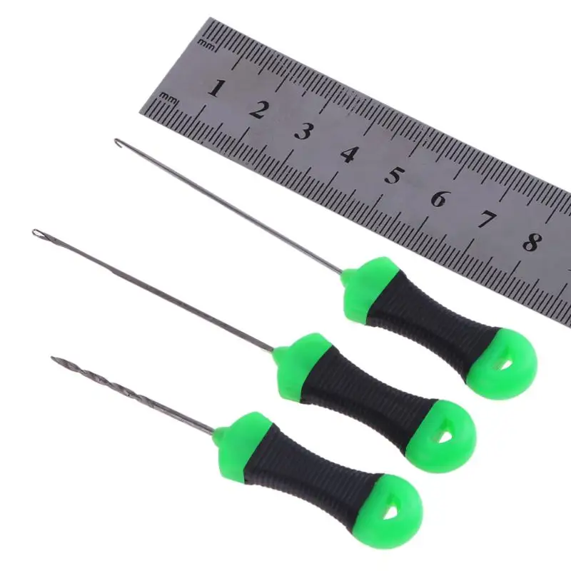 Комплект из 3 предметов уличная рыболовная приманка иглы Такелажный инструмент