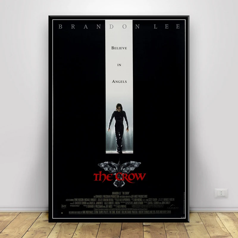 Ворона Классическая ужасная Картина на холсте постеры и принты настенные