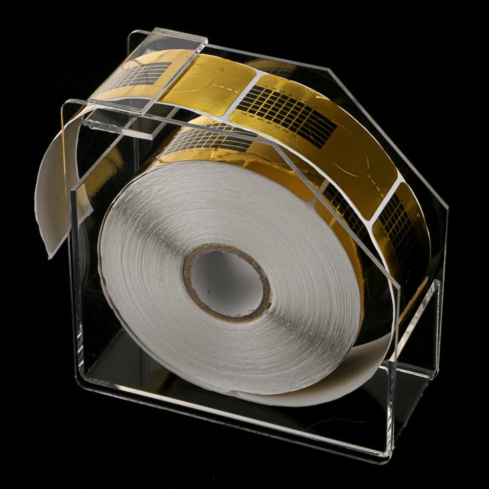 Акриловый держатель для маникюрной ленты 3 цвета органайзер чехол подставка