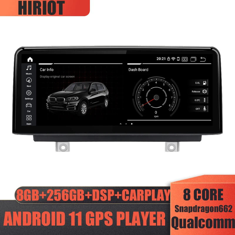 

10.25''Car Android 11 GPS For BMW 3 4 Series F30 F31 F32 F33 F34 F35 F36 NBT EVO Radio Stereo 8+256G DSP Carplay Snapdragon662