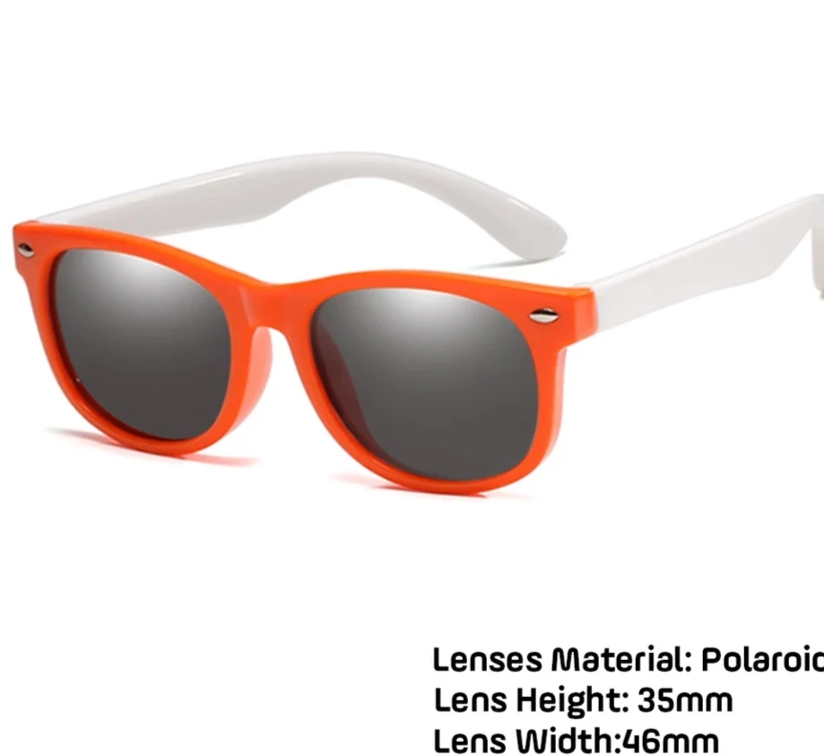 

New Kids Polarized Sunglasses TR90 Boys Girls Sun Glasses Silicone Safety Glasses Gift For Children Baby UV400 Eyewear