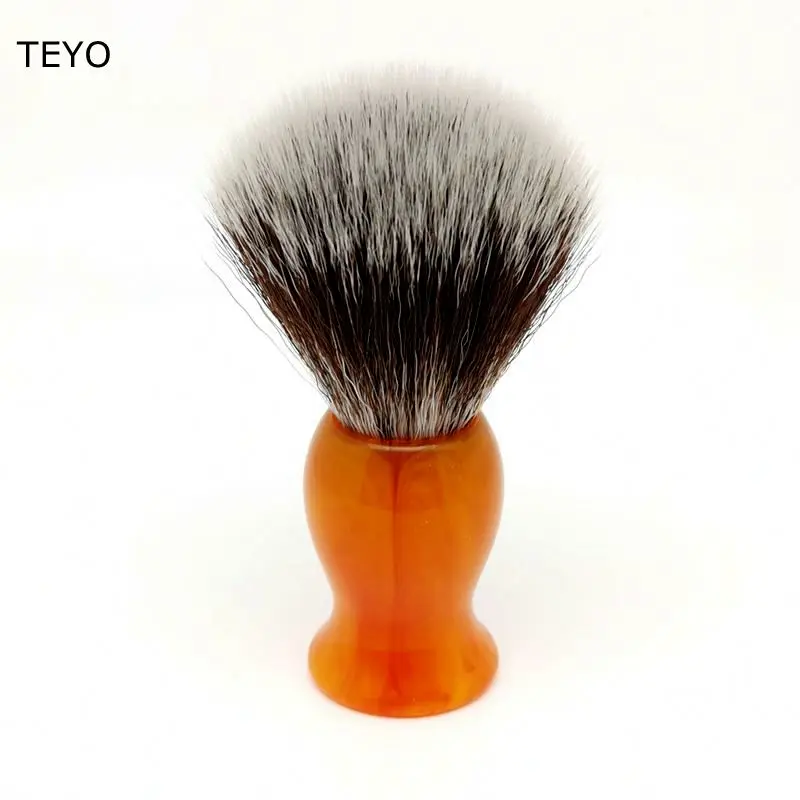 TEYO Synthetic Shaving Brush of Resin Handle Perfect for Wet Shave Soap