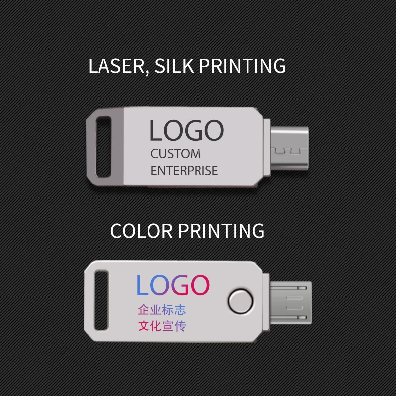Модный Индивидуальный Логотип 30 шт. 16 ГБ 32 64 128 Мини otg + usb с кожаной пряжкой